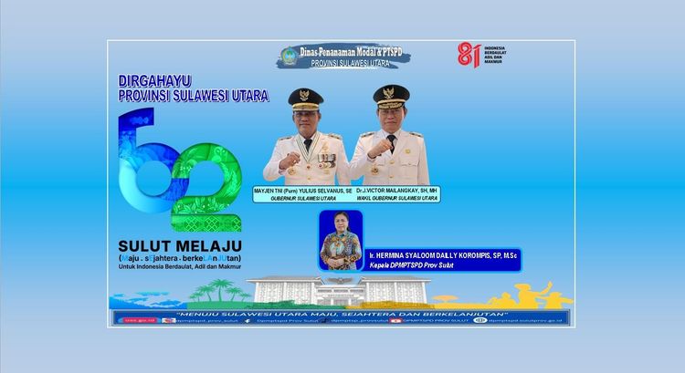ULANG TAHUN PROVINSI SULAWESI UTARA RABU 23 SEPTEMBER 2026